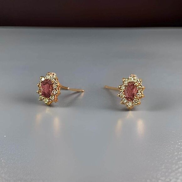 Sapphire Diamond Stud Earrings 14k W Gold 0.90 TCW Certified $2,490 215609 - Picture 5 of 11